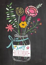 Tulip flowers and vintage green chalkboard. Pin On Saludos De Cumpleanos