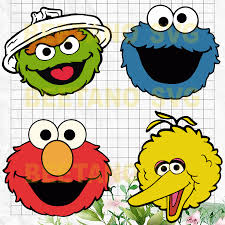 To explore more similar hd image on pngitem. Sesame Street Character Cutting Files For Cricut Svg Dxf Eps Png I