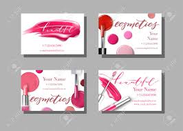 When it comes to your business, don't wait for opportunity, create it! Makeup Artist Business Card Vector Template With Makeup Items Royalty Free Cliparts Vectors And Stock Illustration Image 73947792