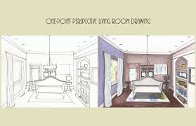 The example is a bedroom but the same principals can be applied to drawing other rooms with different objects and furniture. One Point Perspective Drawing On Behance
