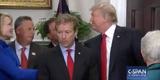 —senator rand paul (@randpaul) march 22, 2020. Video Rand Paul Reaction As Trump Enters To Sign Healthcare Executive Order Business Insider