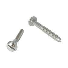 Vis inox a2, tête pz n° 2. Vis A Bois Inox A2 Tete Ronde Tr Fendue 6x60