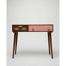New Boys Cavill Pink Mango Wood Desk Dressing Table In 2020 Mango Wood Desk Dressing Table Modern Small Dressing Table