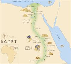 Ancient egypt, civilization in northeastern africa that dates from the 4th millennium bce. Map Of Ancient Egypt Illustration World History Encyclopedia