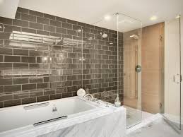Use metal trim in your bathroom to create a clean and contemporary transition to another surface that also matches the finish of your sink faucet or shower head. 18 Subway Tile Bathroom Designs Ideas Design Trends Premium Psd Vector Downloads