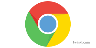 Free download google chrome logo logos vector. Google Chrome Logo Illustration Twinkl