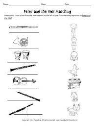 More images for peter and the wolf instruments worksheet » Peter And The Wolf Worksheets And Writing Prompts The Bulletin Board Lady