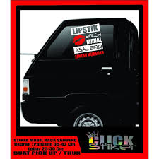 Modifikasi mobil pick up kenapa tidak forum modifikasi otomotif. Stiker Kaca Mobil Pick Up Mobil Truk Shopee Indonesia