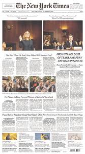 New York Times 9 28 Another Historical 6 Cols Design For A Single Topic Newspaper Design New York Times The New York Times
