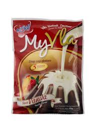 Resep puding coklat nutrijel | cara membuat puding nutrijel. My Vla Bubuk Instan Vla Vanila 60g Klikindomaret