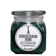 Hill Country Christmas Candle 10 Oz Seasonal Fredericksburg Farms
