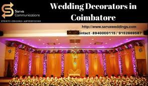 Sarva Wedding Decorators Leading Best Wedding Decorators Wedding Planners In Coimbatore Our Innovative Team Makes Your Dream Ven Best Wedding Planner Wedding Planner Wedding Decorations