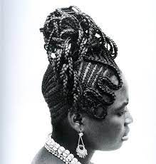 Vintage Nigerian Hairstyles Photographed By J D Okhai Ojeikere Nigeria In 1968 Photographer J D Okha African Hairstyles Hair Styles African Hair History