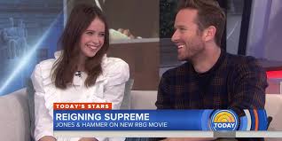 Ruth Bader Ginsburg Couldn T Take Her Eyes Off Armie Hammer Insider