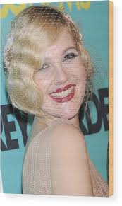 Drew Barrymore Wood Prints and Drew Barrymore Wood Art by Everett Collection