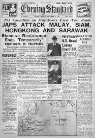 World War 2 Sarawak Singapore Malayan Emergency