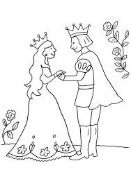 Coloriage A Imprimer Le Prince Et La Princesse Coloriage Princesse Coloriage