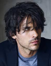 Short Black Messy Wavy Mens Wig Medium Hair Styles Mens Wigs Hair Styles