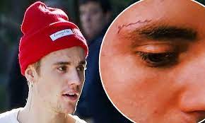 Pin on ink and piercings. Justin Bieber And The Riddle Of The New Tattoo Grace Eyebrow Ink Disappears On Outing Daily Mail Online