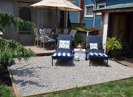 Hey, even a complete novice can shovel! Pea Gravel Patio Pea Gravel Patio Gravel Patio Diy Patio