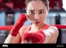 Boxing women sports boxer female hi-res stock photography and images