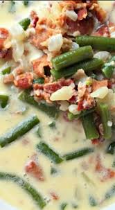 Potato Green Bean Bacon Soup Recipe Green Bean Recipes Soup Bacon Soup Recipes Bean And Bacon Soup