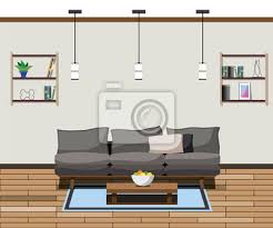 Wohnzimmer stehlampe ideen für ihr zuhause. Innenraum Modernen Wohnzimmer Lampe Sofa Fototapete Fototapeten Kleiner Tisch Innenraume Oberkorper Myloview De