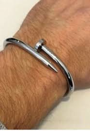 Bracelet Clou Jonc Argent Massif Ebay Bracelet Clou Bagues Tatouage Jonc Argent