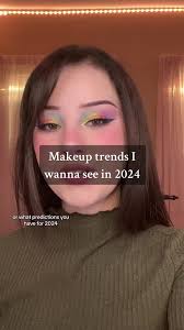 Makeup trends i wanna see in 2024 🖤 #makeuptrends #colorfulmakeup