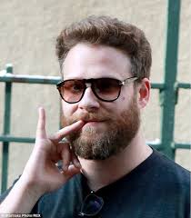 Seth Rogen sports ginger beard