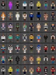 Aug 30, 2019 · casual skin pack has all the skins you want! Minecraft Youtubers 4 2 Skin Pack Mcpe Addons Minecraft Pe Addons Mods Resources Pack Maps Skins Textures
