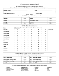 Promotion evaluation analytic techniques/dashboards for evaluating consumer promotions in terms of gains in volume value and profit; Karate Evaluation Form Fill Online Printable Fillable Blank Pdffiller