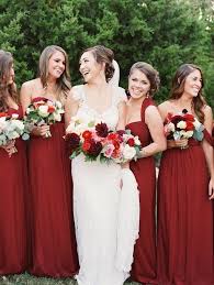 13 Winter Wedding Color Combos That Wow Deep Red Wedding Winter Wedding Colors Blush Fall Wedding
