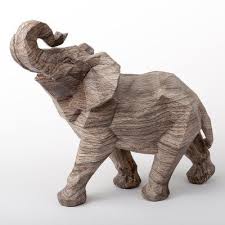 Bloomsbury Market Alvares Elephant Figurine Resin In Beige Size Medium 8 12 Wayfair Home Decor In 2021 Elephant Figurines Geometric Elephant Elephant