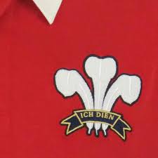 Welsh games (athletics) cloth badge, in package, 9cm x 10cm, date unknown Wales Rugby Union Shirt Vintage Jersey Ellis Rugby