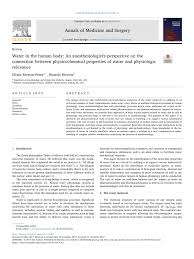 Simple diffusion is carried out by the actions of. Pdf Water In The Human Body An Anesthesiologist S Perspective On The Connection Between Physicochemical Properties Of Water And Physiologic Relevance