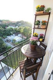 14 Small Apartment Balcony Decorating Ideas Homekover Small Apartment Balcony Ideas Small Balcony Decor Small Balcony Design
