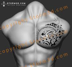 Experience the rich polynesian culture with these tattoo ideas now!there are 112 polynesian tattoo options that reflects its rich history here to check out. Poly Mixed Tribal Chest Tattoo For Men In Marquesas And Other Tribal Styles