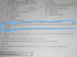 Sebutkan Informasi Yang Harus Dimasukan Pada Formulir Pengiriman Barang Brainly Co Id