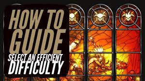 diablo 3 how to select an efficient difficulty