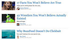 Honestly, clickbait is a smart idea for publicity but, the way it has taken over social media over bland content is quite annoying. Clickbait Lies To Users About Content Should Be Avoided Opinion Thedaonline Com