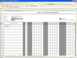Excellent Monthly Attendance Sheet Record Template For Employee With Company Information And Grey Color For Holiday Tho Attendance Sheet Excel Calendar Excel