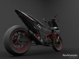 It is a sport underbone from the japanese. Muhammad Arief Setyo Wibowo Honda Suprax 150