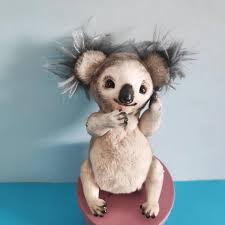 Koala Bear Stuffed Animal Koala Gifts Ooak Doll Etsy Koala Bear Stuffed Animal Bear Stuffed Animal Koala Bear