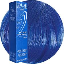 Sky Blue Color Brilliance Brights Semi Permanent Hair Color By Ion Demi Semi Permanent Hair Color In 2020 Ion Hair Colors Ion Hair Color Chart Ion Color Brilliance