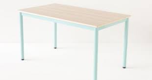 Http Www Landmade Fr 3 2025 Thickbox Table Ecole 140x80 Turquoise Jpg Table Mobilier Table Vintage