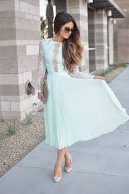Perfecto Vestido De Novia De Visitas Encaje De Menta In 2020 Lace Wedding Guest Dress Wedding Attire Guest Spring Wedding Guest Dress