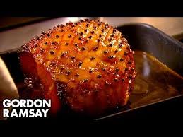 Gordon Ramsay S Christmas Main Dinners Part One Youtube In 2020 Honey Glazed Ham Christmas Gammon Recipes Ham Glaze