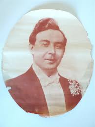 Dédicace un des tout premier autographe de roger doucet jeune chanteur