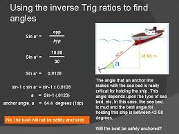 In these examples and exercises, the answers will be interpreted as angles and we will use θ as the independent variable. Junior Mathematics Trig Ratios Junior Mathematics Trig Ratios